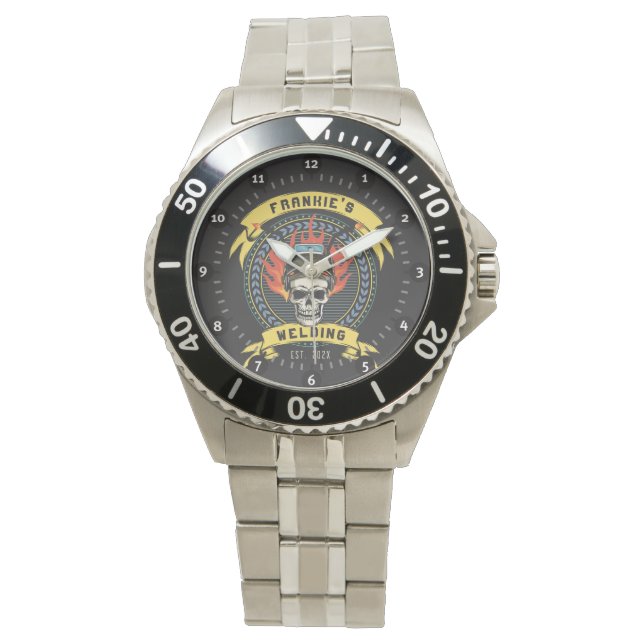Montre Atelier de soudage personnalisé des travailleurs d (devant)