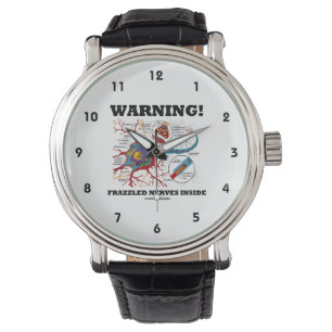 Montre Attention! Nerves effilées dans la synapse du neu
