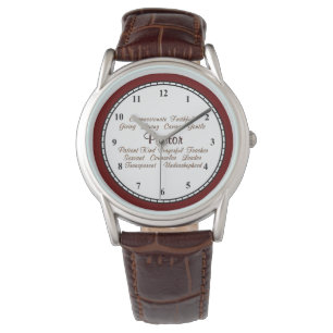 Montre Attributs du pasteur