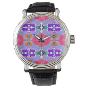 Montre Aurore Vive Kaléidoscope Fleur Électrique