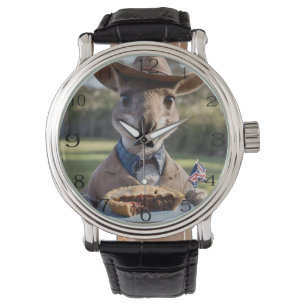 Montre Aussie Kangaroos Aimez Les Pies De Viande Australi
