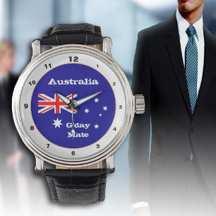 Montre Australian Flag & G'day Mate, Australie / mode