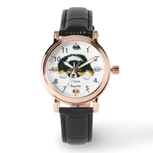 Montre Australian Shepherd Puppy Womens Watch