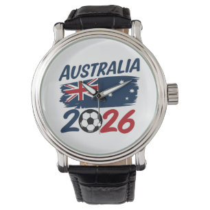 Montre Australie 2026 Couleurs de Drapeau de Design pour