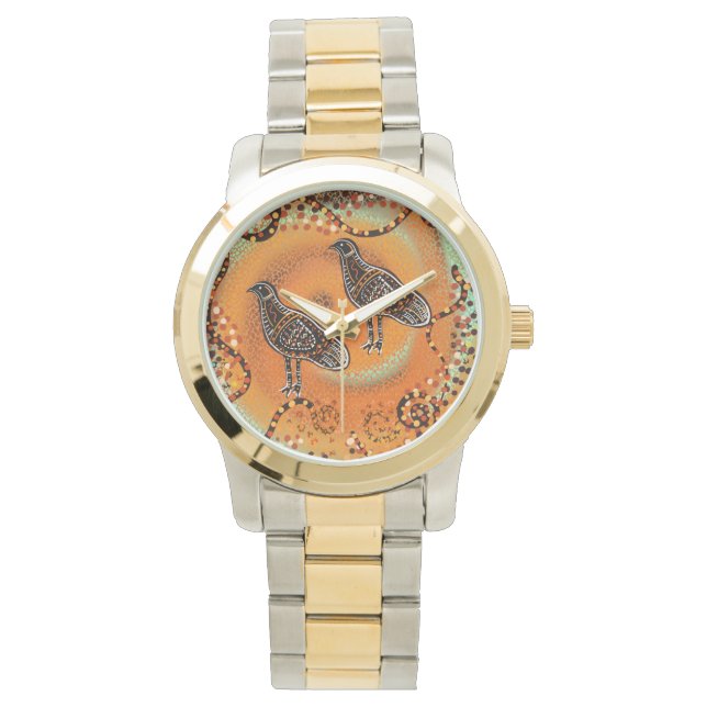 MONTRE AUSTRALIE EMU ART (devant)