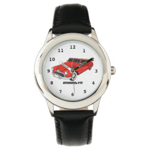 Montre Automobile classique rouge 1948