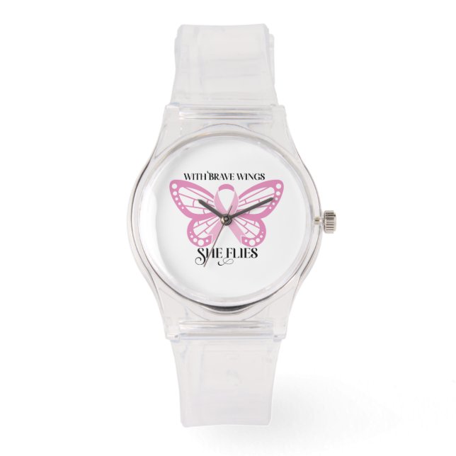 Montre Avec des ailes courageuses, elle surveille les mou (Recto)
