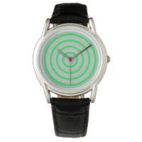Montre avec design circulaire coloré