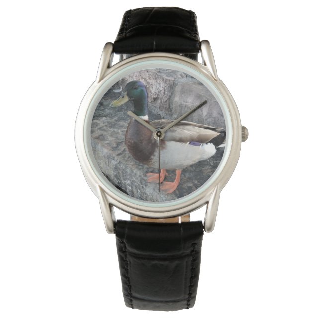 Montre avec du canard sur le visage. (devant)