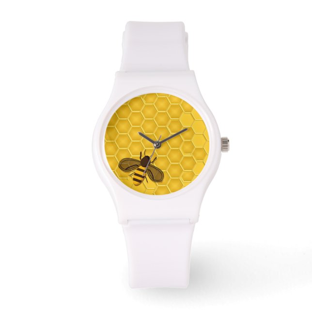 Montre avec Golden Honeycomb et Honeybee (Recto)