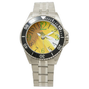 Montre avec tournesol