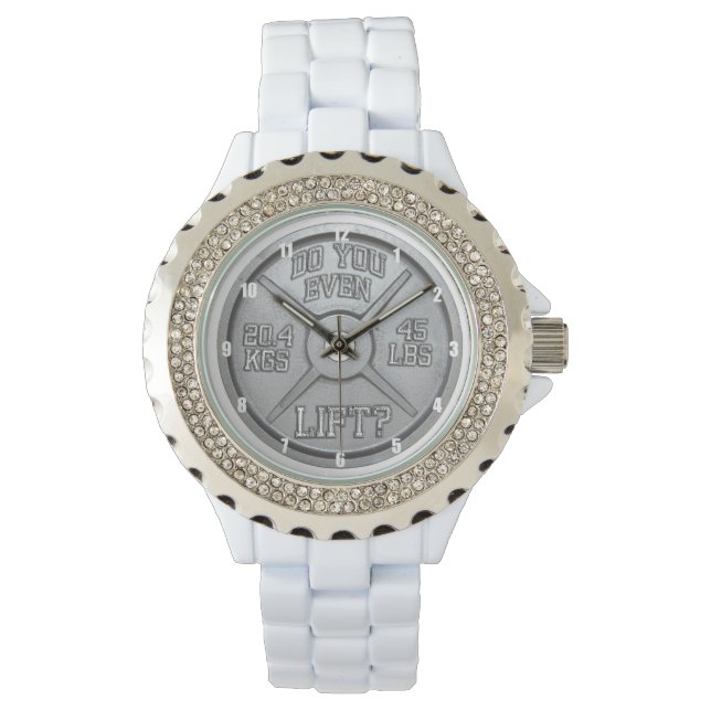 Montre Avez-Vous Même Levé - Barbell Plate Wrist Watch (devant)