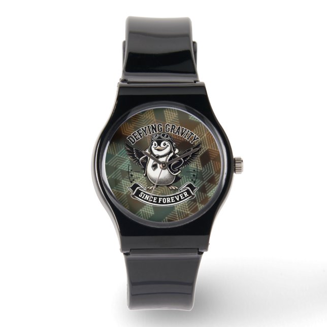 Montre Aviator Penguin (Recto)