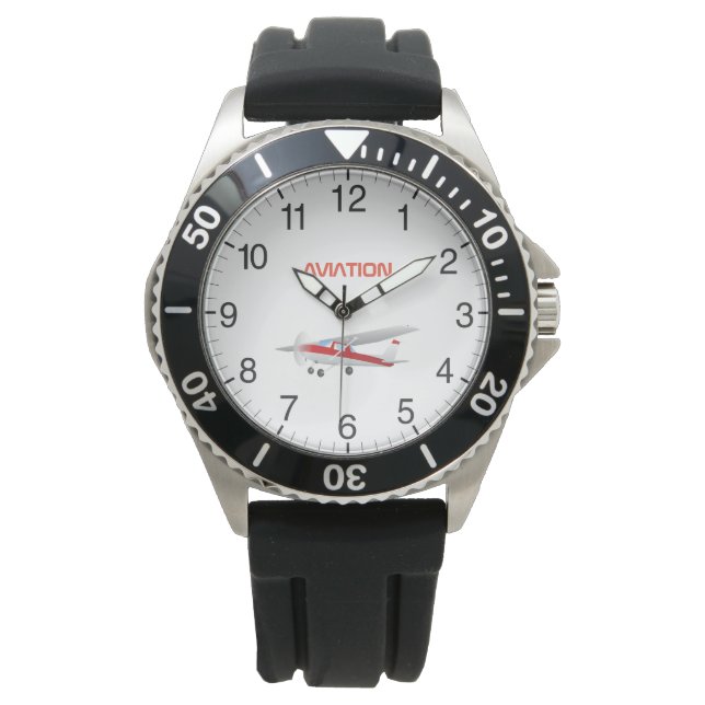 Montre Avion civil monomoteur à haute aile (devant)