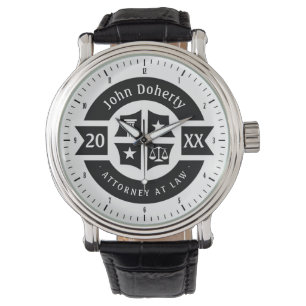 Montre Avocat 20XX Avocat En Droit Noir