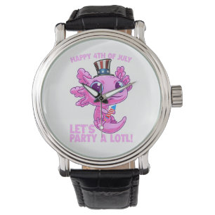 Montre Axolotl 4 juillet Fête de l'Indépendance Patriotiq