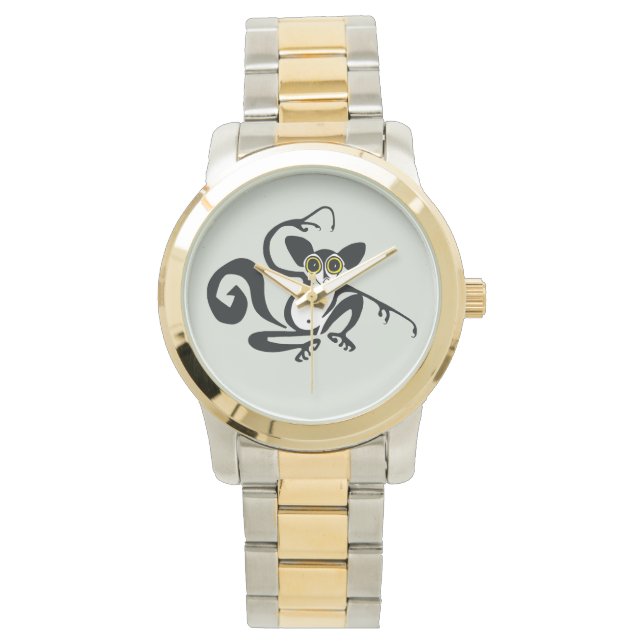 Montre AYE-AYE - Animal en voie de disparition - Primate  (devant)