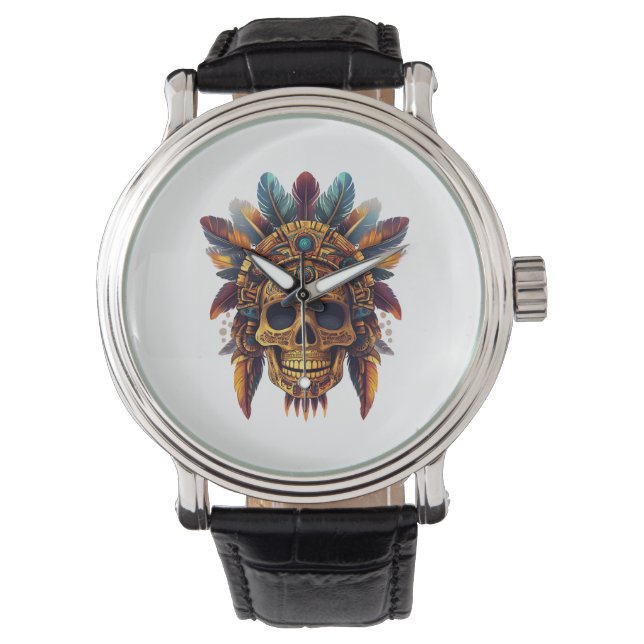 Montre Aztec Skull Relic (devant)