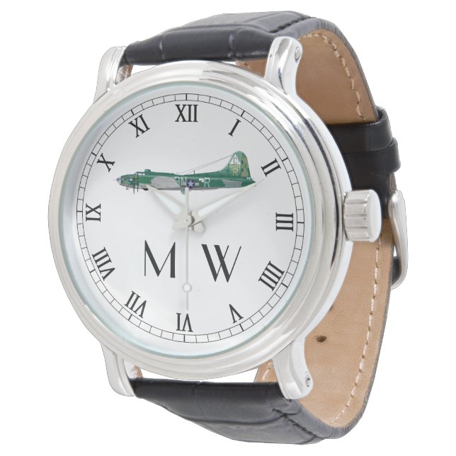 Montre B17 forteresse volante | Monogramme (Incliné)