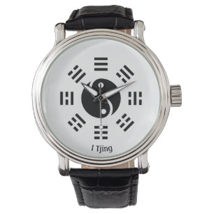 Montre Ba Gua, huit trigrammes, Yin yang personnalisable