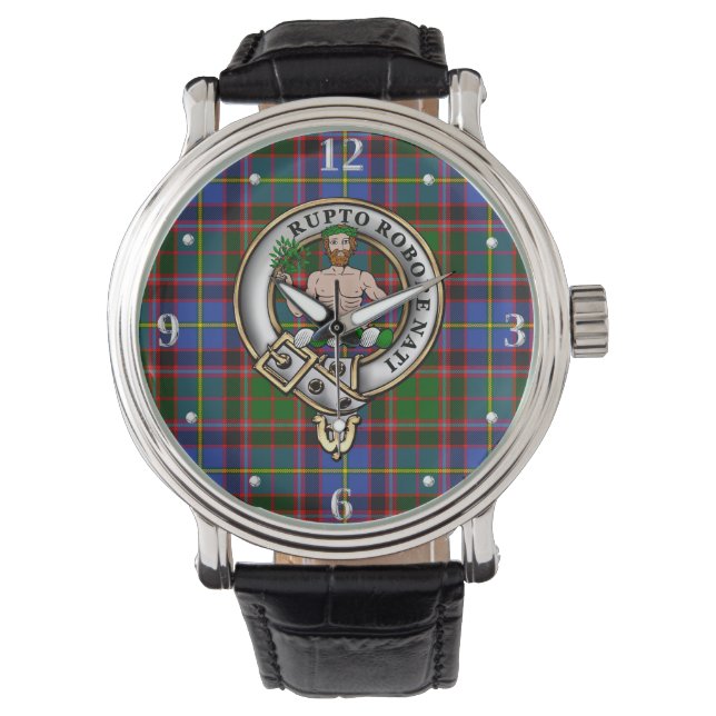 Montre Badge de clan en tête d'aile et tatan (devant)