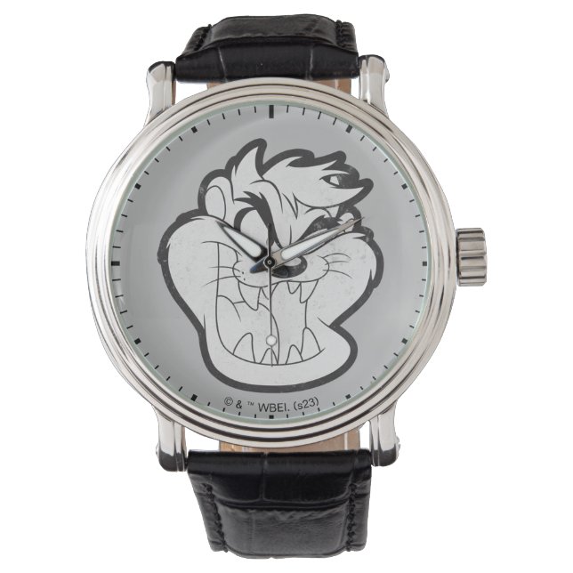 Montre Badge TAZ™ Evil Grin (devant)