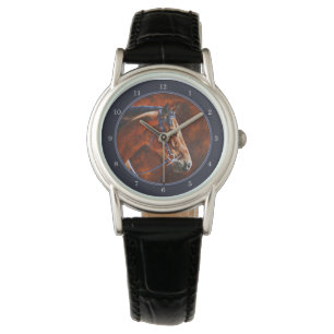 Montre Baie Hanoverian Horse Gris