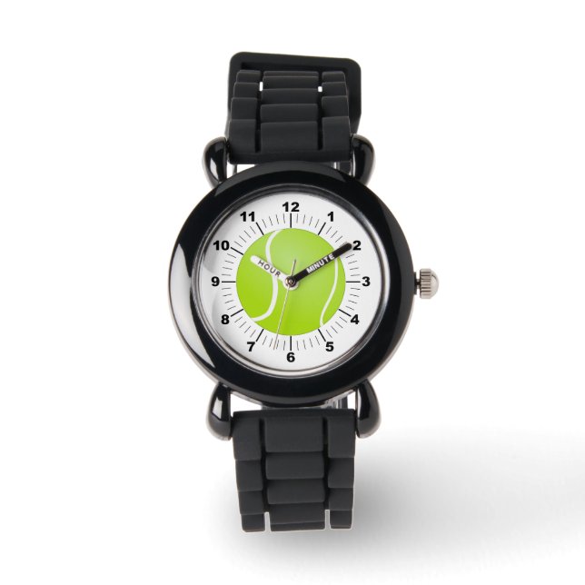 Montre Bal de tennis pour enfants Parties scintillant en  (Recto)