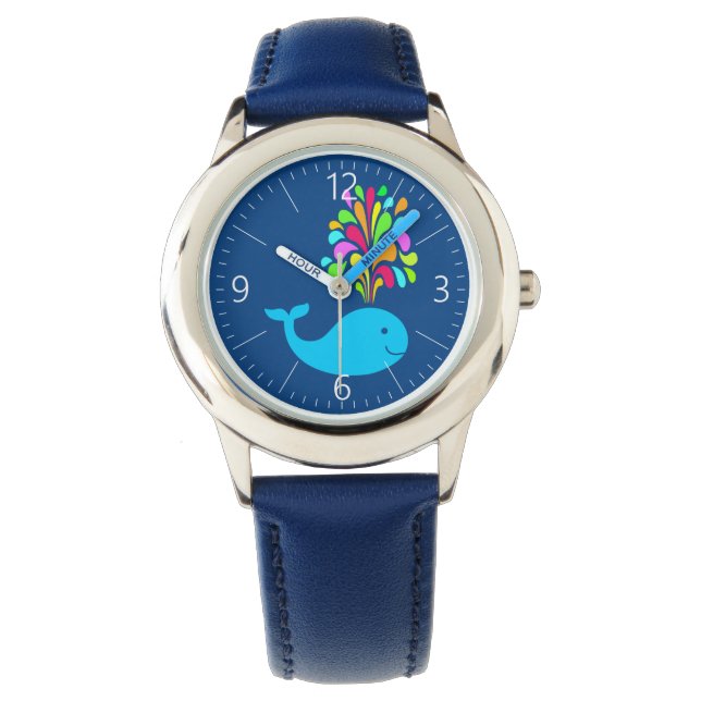 Montre Baleine amusante (devant)