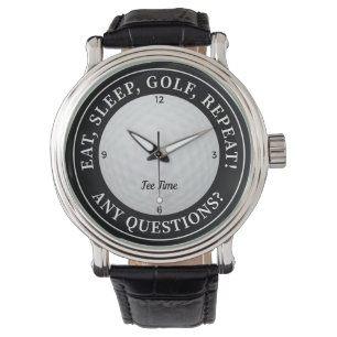 Montre Balle de golf personnalisée Citation de golfeur sp