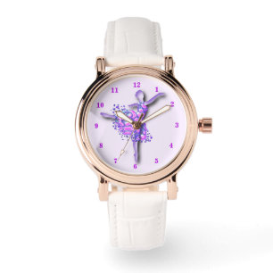 Montre Ballerina Art Purple Danse Danse Ballet Dancer Des