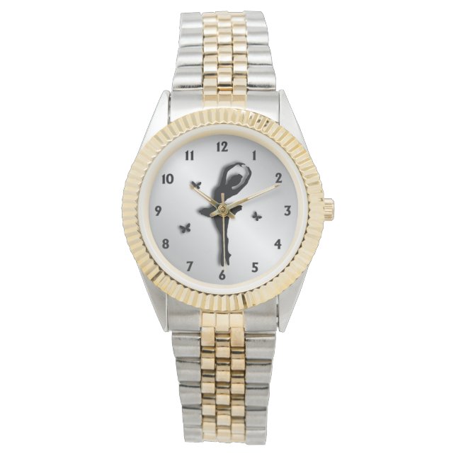 Montre Ballerina Personnalisée avec les chiffres (devant)