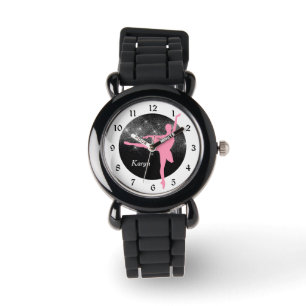 Montre Ballerina rose étincelle