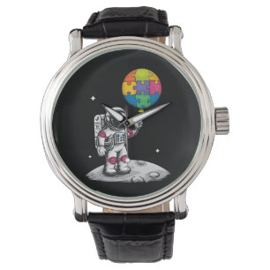 Montre Ballon d'astronaute autiste Espace Sensibilisation