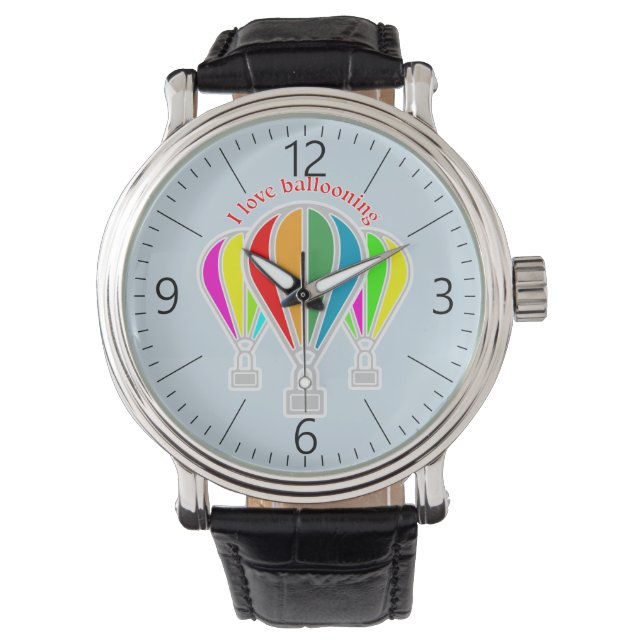 Montre Ballons à air chaud (devant)