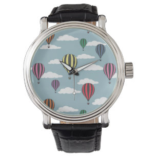 Montre Ballons chauds colorés