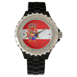 Montre Bannière rouge blanc Grand-Duché de Toscane