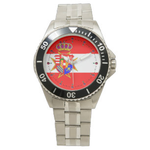 Montre Bannière rouge blanc Grand-Duché de Toscane