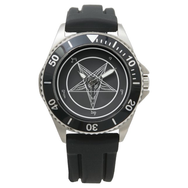 Montre Baphomet Église de Satan (devant)
