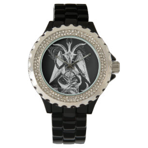 Montre Baphomet noir/blanc (ancien style)