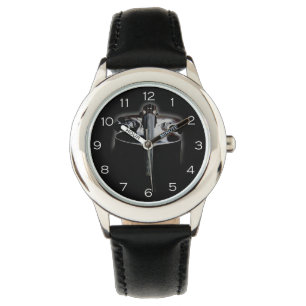 Montre Bass 1 Chiffres blancs Les enfants regardent cn