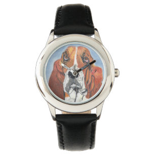 Montre Basset Hound a nommé Watson une création manuelle