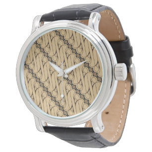 Montre Batik Parang, motif indonésien, javanais, ethnique
