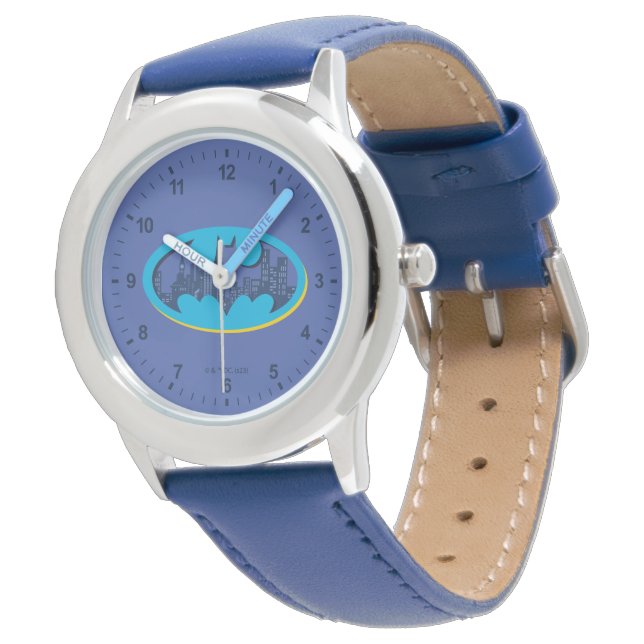 Montre Batman | Symbole de la ville de Gotham (Incliné)