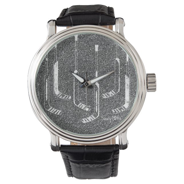 Montre Bâtons de gardien de hockey (devant)