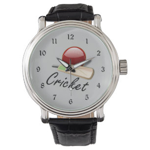 Montre Batte de cricket et balle