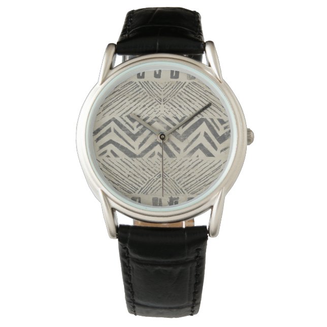 Montre Bazar motif - Formes géométriques (devant)