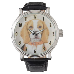 Montre Beagle Hound Dog Peinture Animal Art original