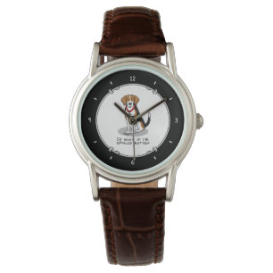 Montre Beagle pourri Spoché (tri couleur 3) Chien drôle