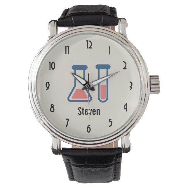 Montre Beaker & Test Tube Science Themed (devant)